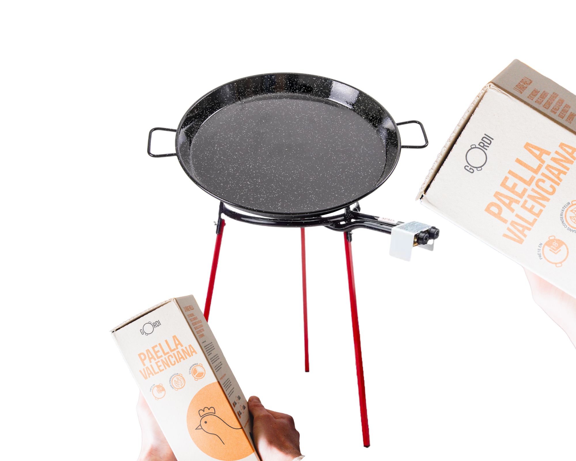 Kit à Paella Del Mar émaillé pour 4/5 Personnes Paella du Sud